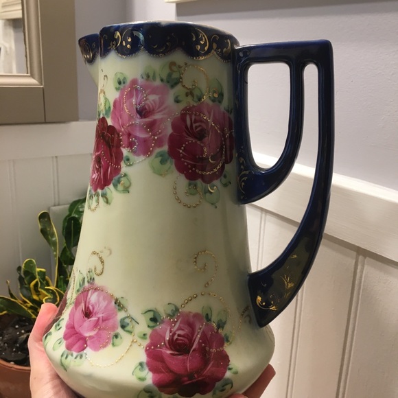 Vintage 1800’s Japanese hand painted pitchers - Picture 8 of 12